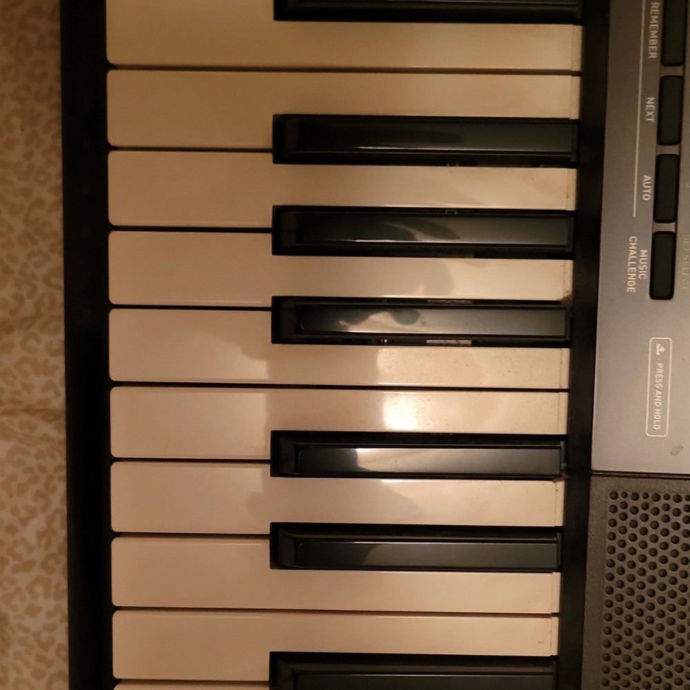 Casio CTK-2080 61-Key Electronic Keyboard Black USB Built-in Speaker Sampling