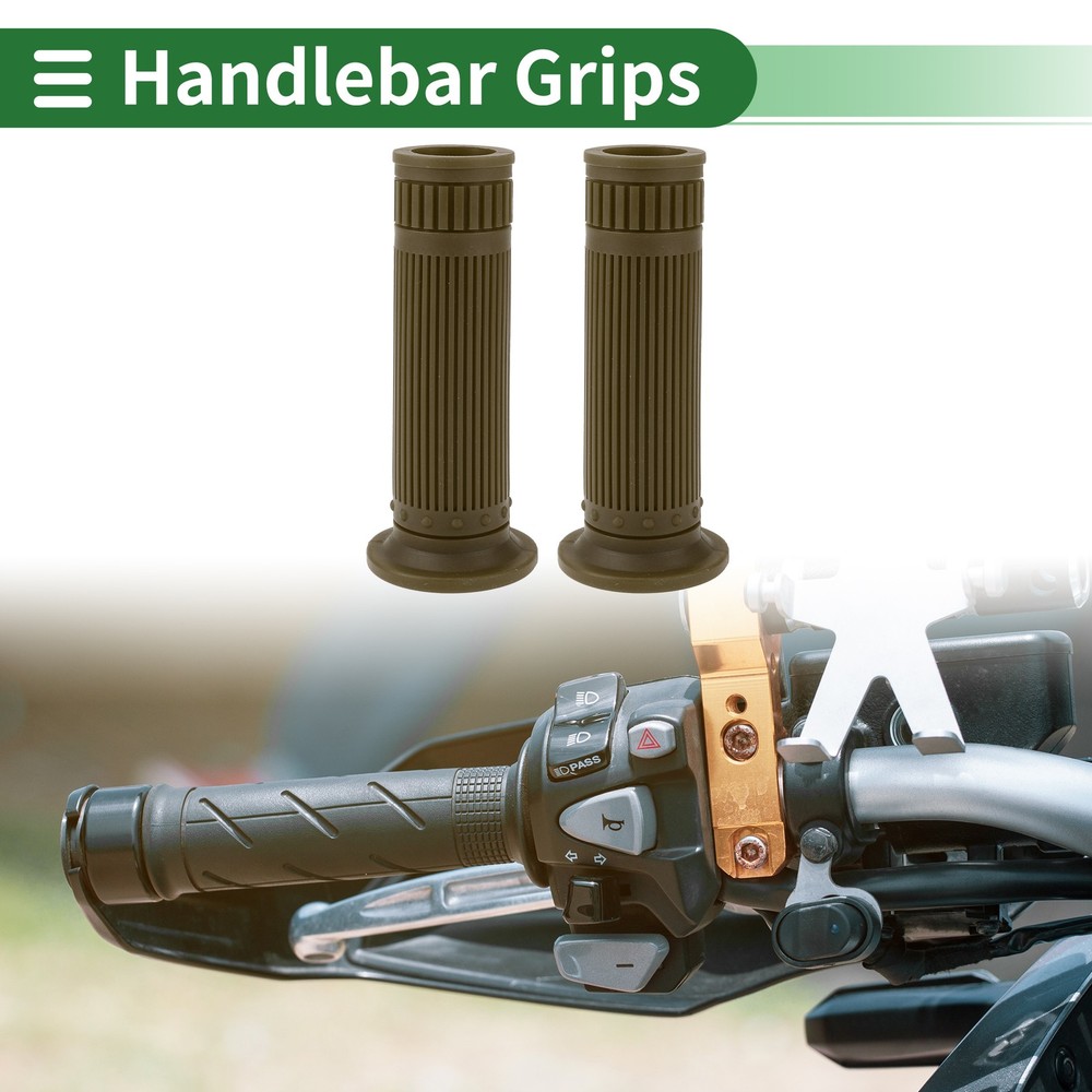 Motorcycle Knobs 1" 25mm Handlebar Cover TPU Green