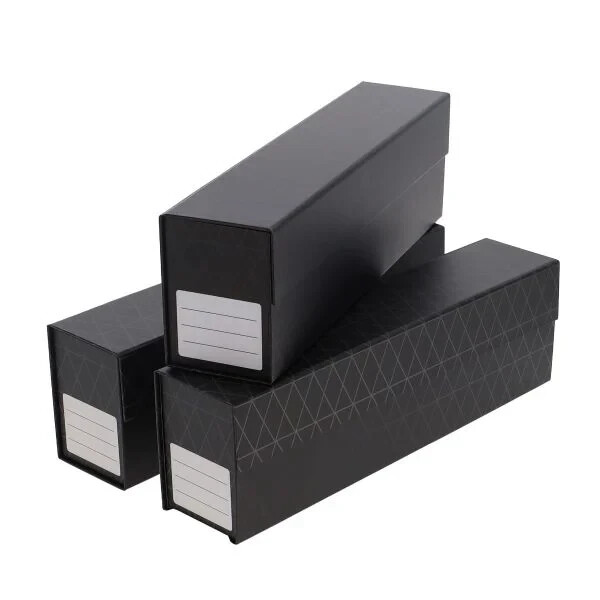 (3-Pack) BCW Quick Fold Card Boxes - Stores Card Holders Toploaders Magnetic Lid