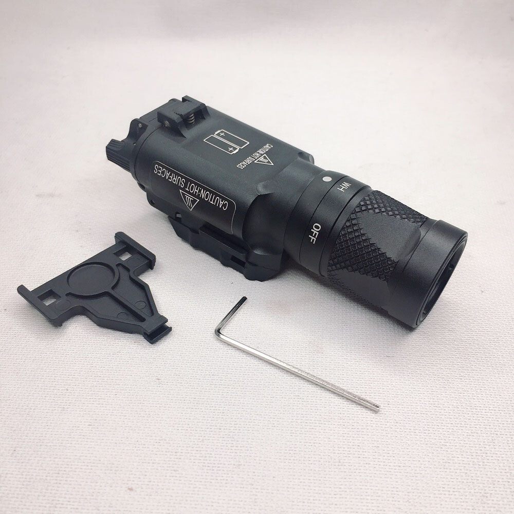 Tactica X300V Flashlight Dual-Output Flashlight Strobe Light White Shooting