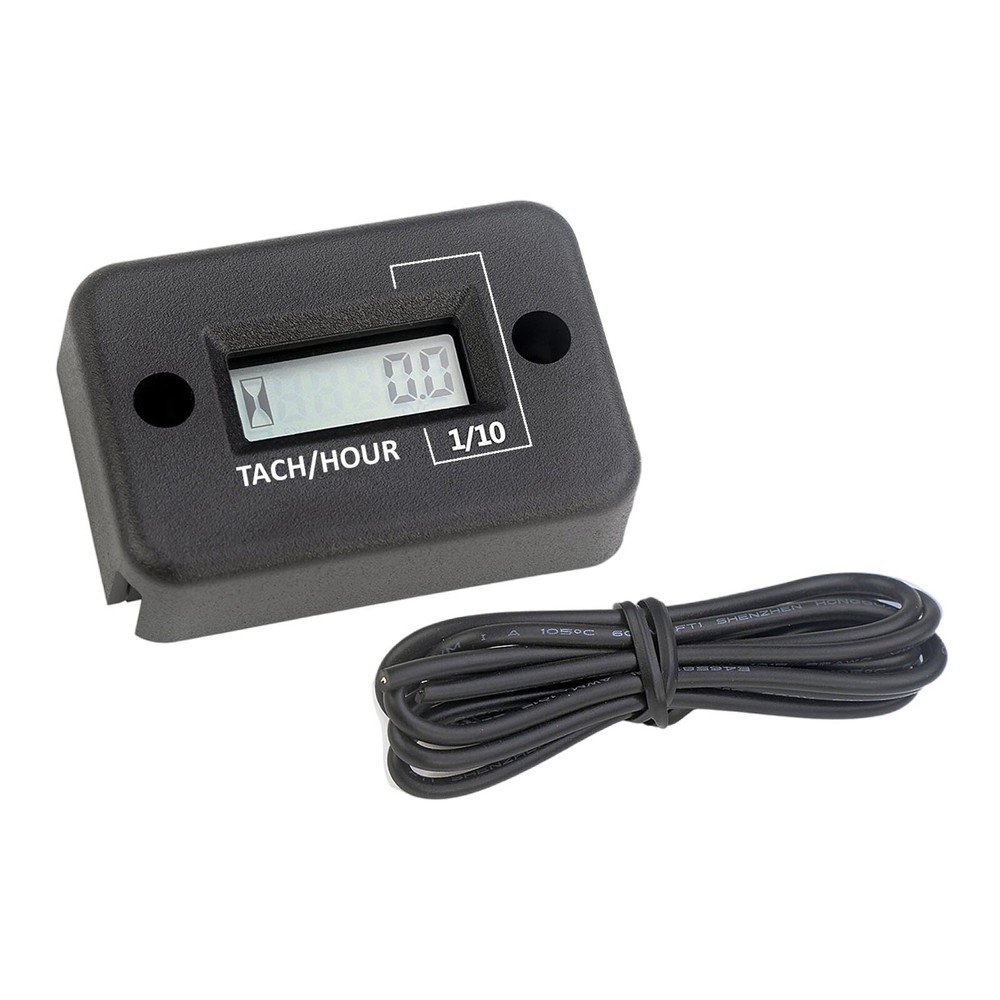 Digital Inductive Hour Meter Tachometer Accumulator Hour Meter Boat Motorcycle