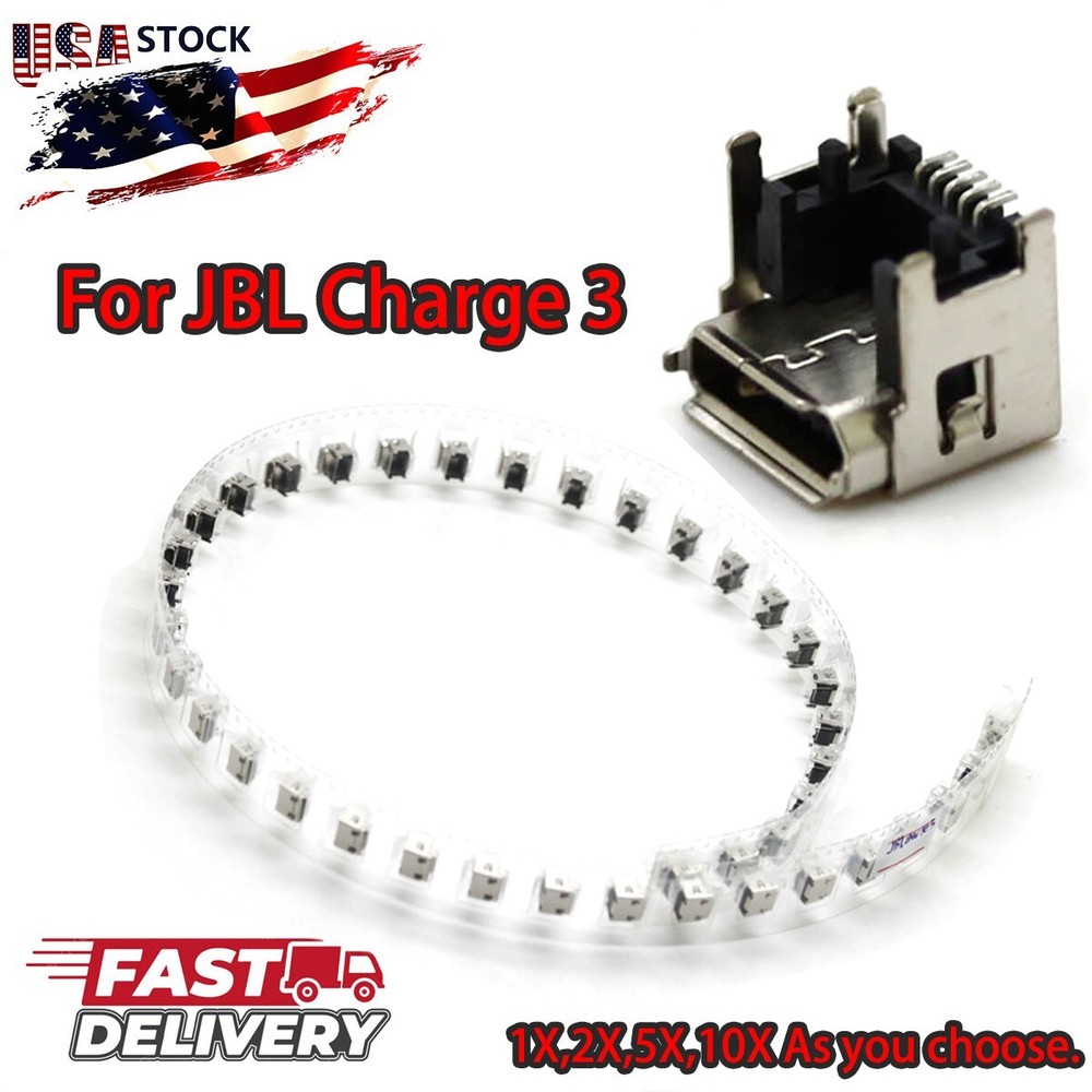 1-10 PCS JBL Bluetooth Charge 3 Micro USB Charger Charging Port Dock Connector