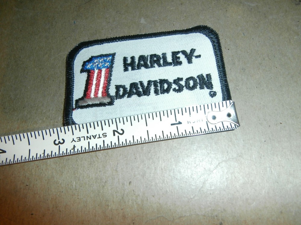 #1 Harley Davidson Motorcycle Patch