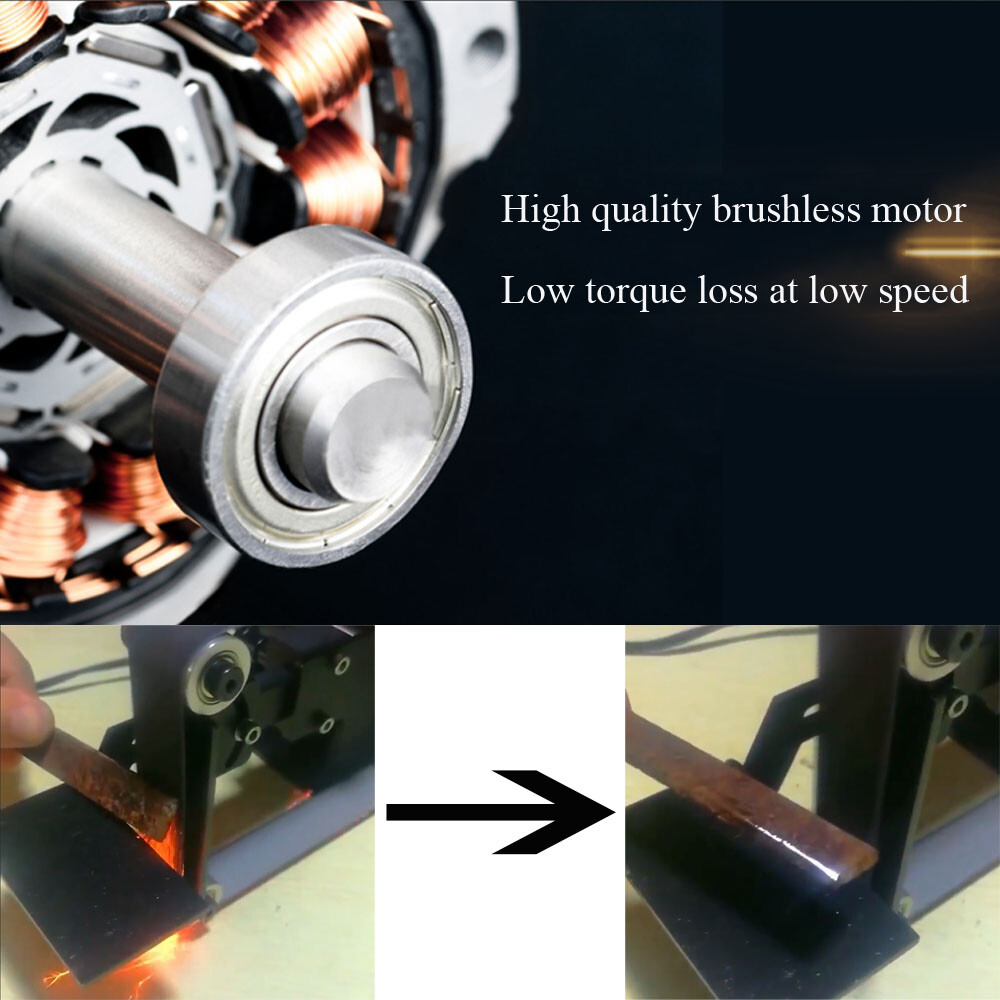 Mini Bench Electric Belt Sander DIY Polishing Grinding Machine Sharpener Tools