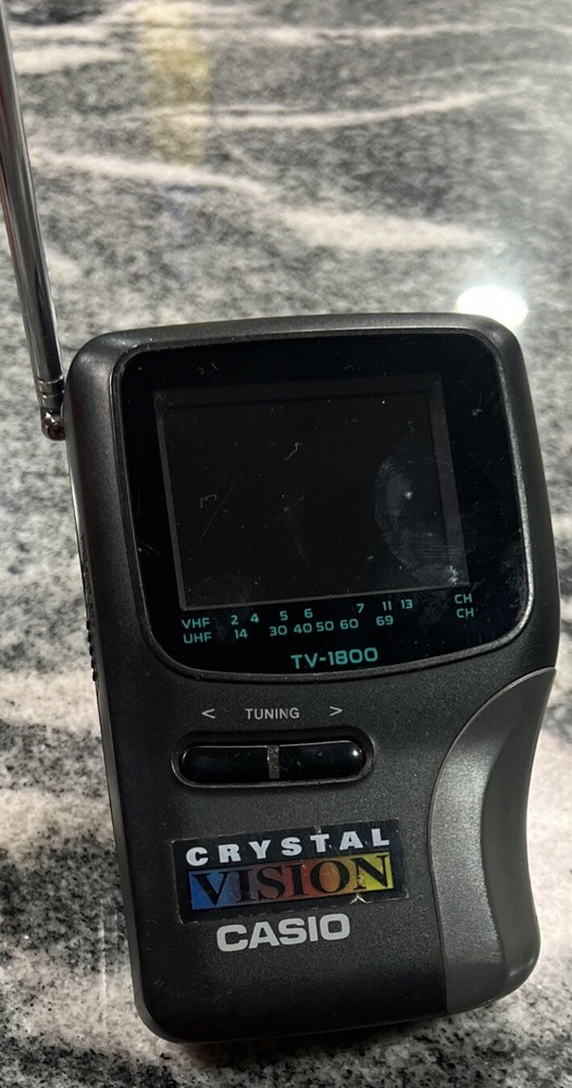 Casio TV-1800B Crystal Vision Portable LCD TV