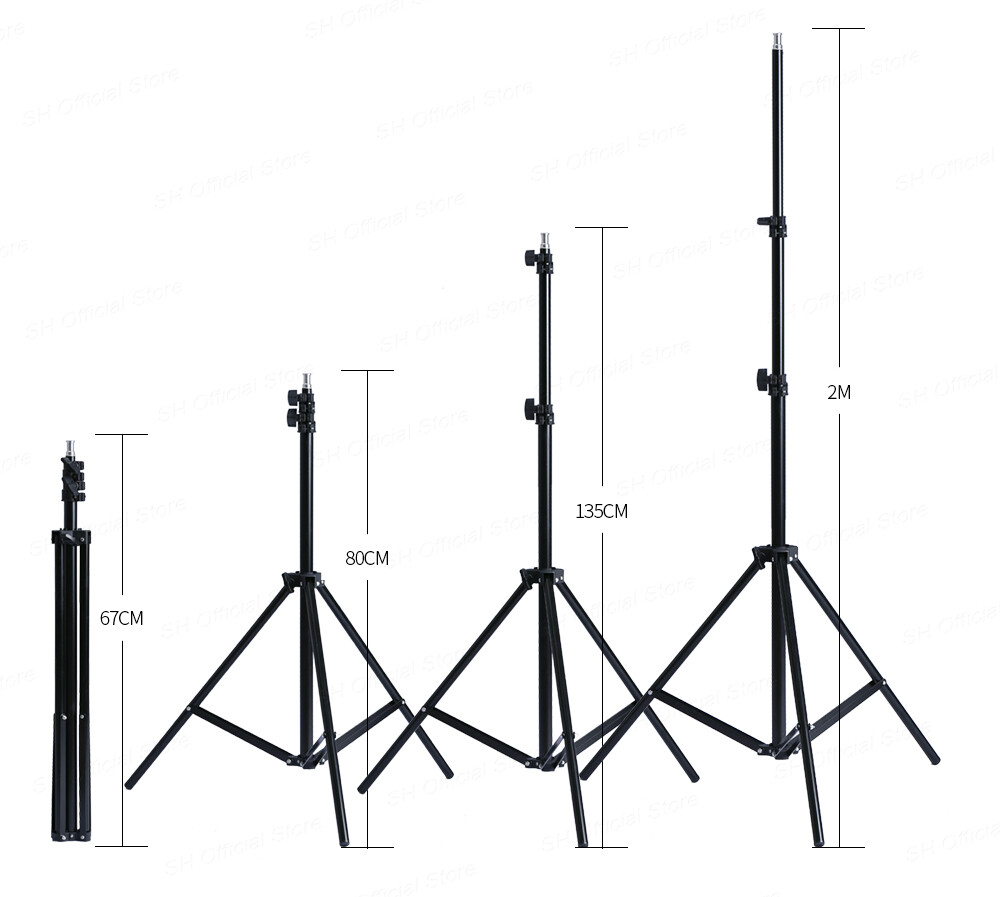 Photo Studio Softbox Lighting Kit Tripod Stand Umbrella Green Screen Backdrop