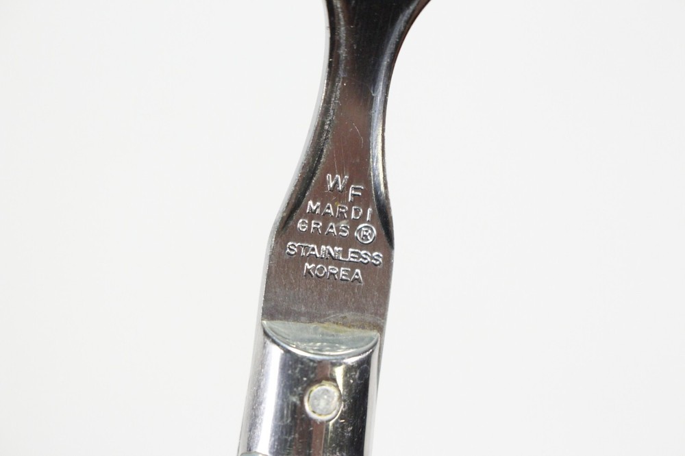 (5) Washington Forge Mardi Gras Blue Cocktail Fork Replacement Lot