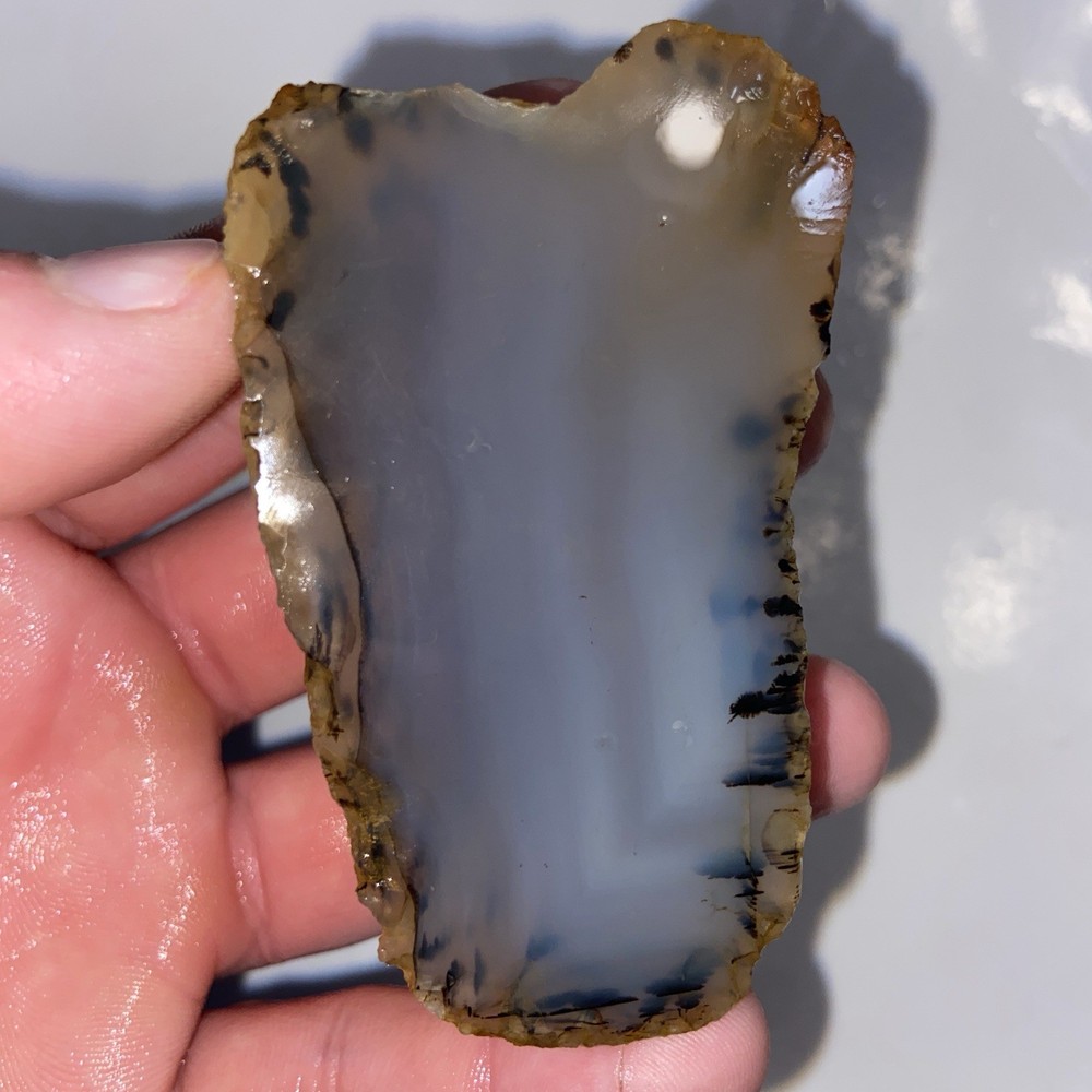 Montana Agate Rough Lapidary Stone 4.94 Oz