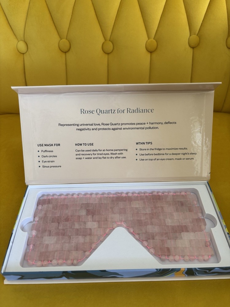 Rose Quartz Eye Mask By wthn