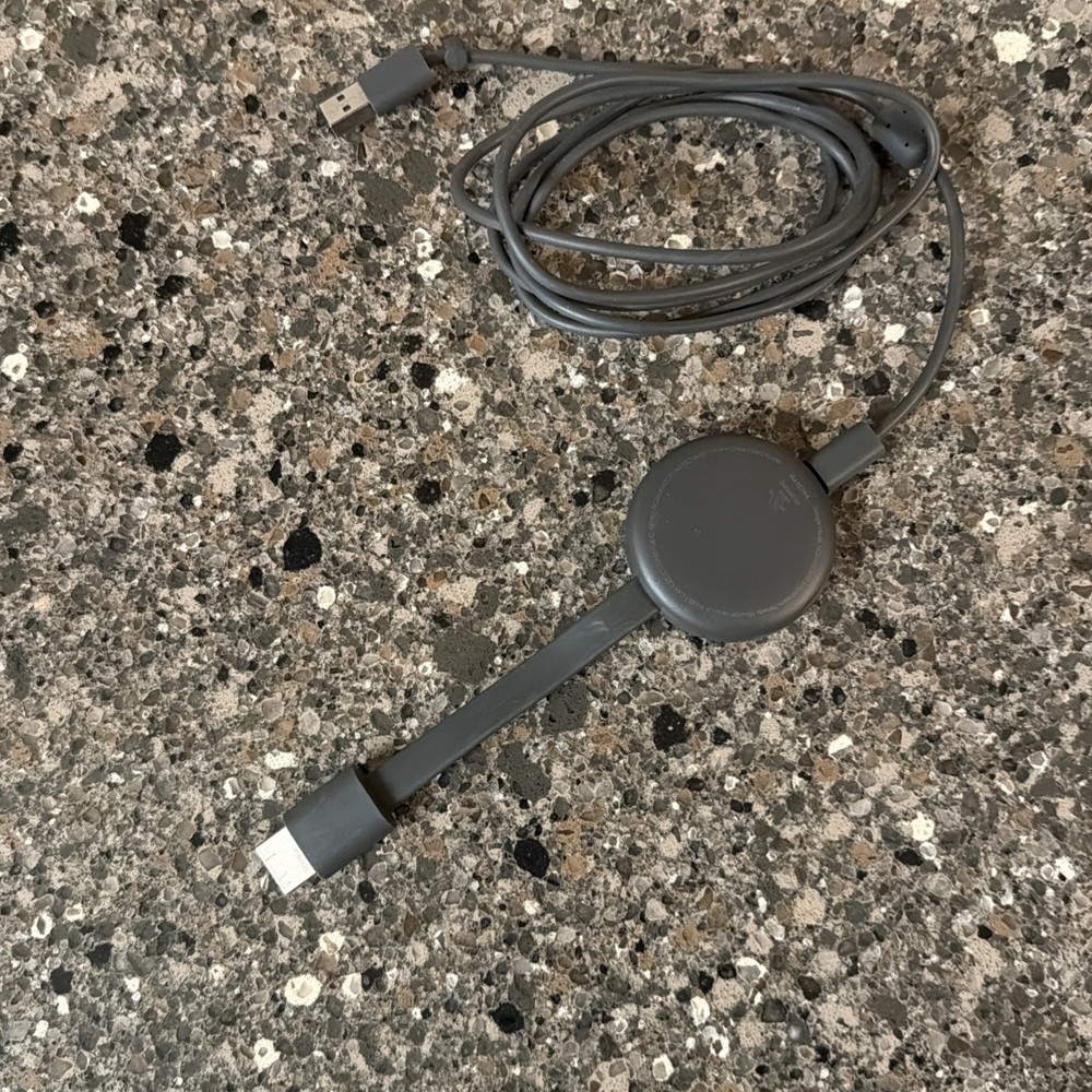 Google Chromecast NC2-6A5 3rd Gen Media Streaming Device w/ Power Adapter