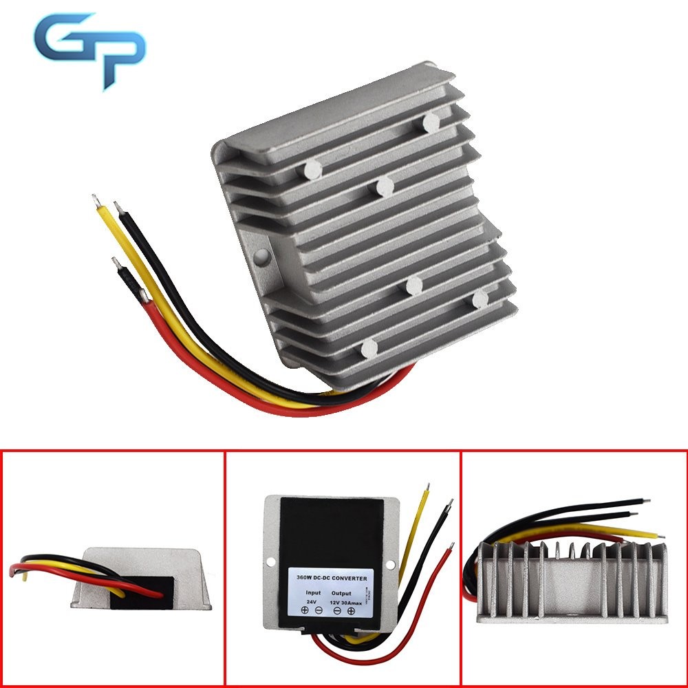 24V Step Down To 12V 30A 360W DC/DC Converter Regulator