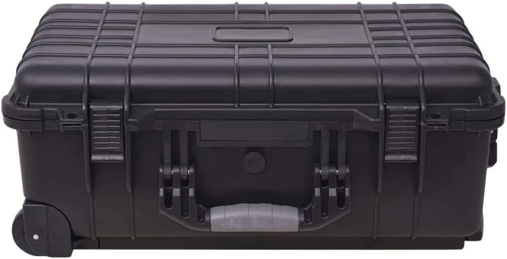Wheel-Equipped Tool/Equipment Case with Pick & Pluck