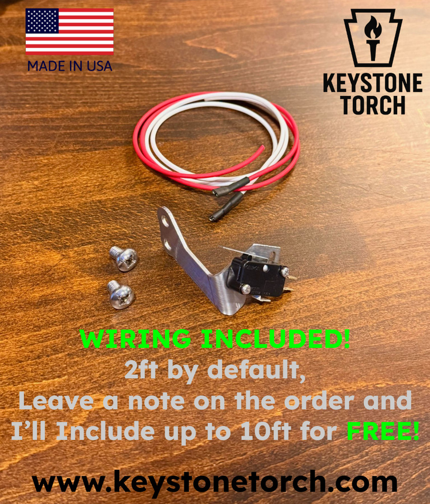 Stainless WOT Microswitch Bracket Kit for Holley 4160 TH400 Kickdown USA Made