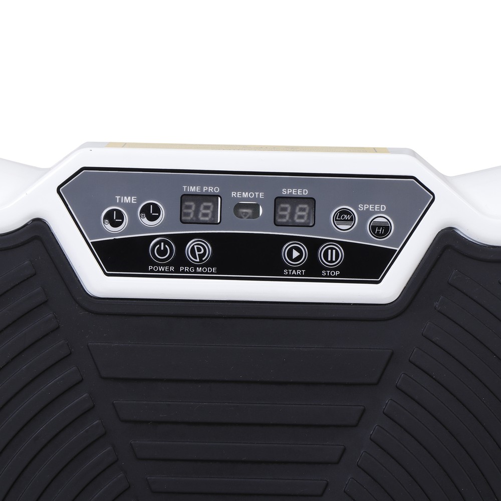 Vibration Plate Exercise Machine Home Training Equipment Workout Vibration White