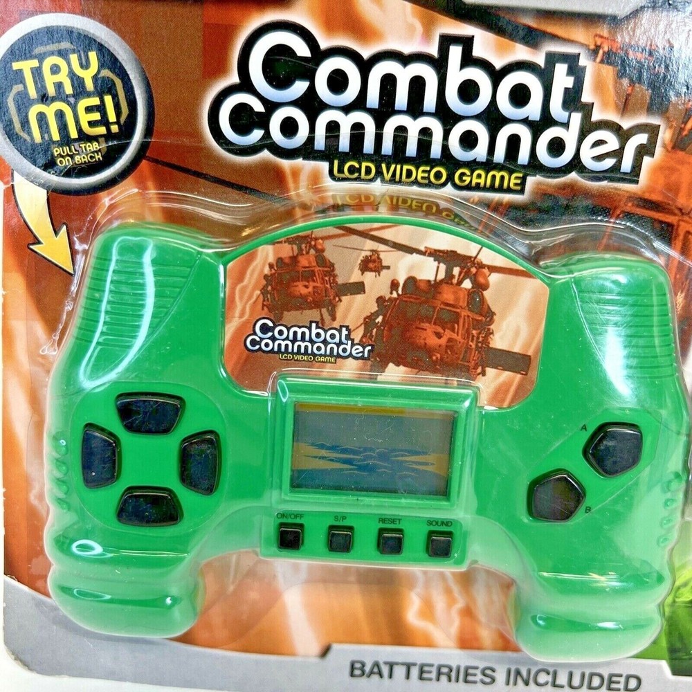 Two-Pack Combat Commander & Super Racing LCD Handheld Video Games