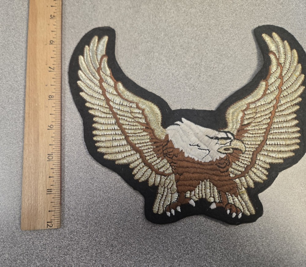Large Harley Davidson Sew On Eagle Patch
