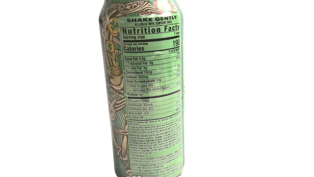 2013 Irish Cream Monster Java Coffee & Energy 15 oz. Can Full