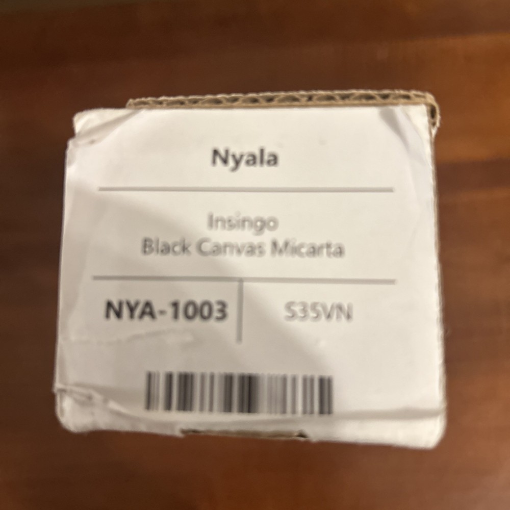 Reeves Insingo Black Canvas Micarta