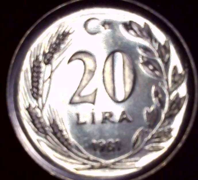 Turkey - 1981 - 20 Lire