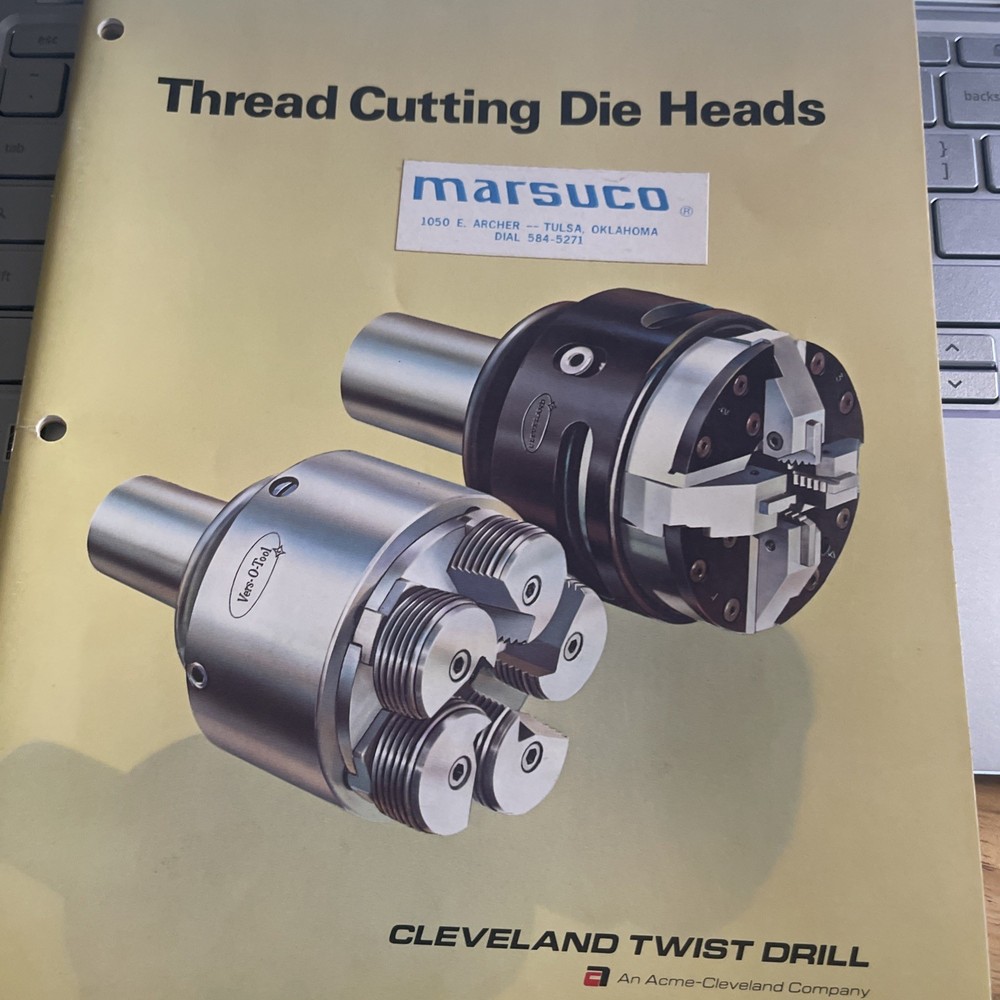 Thread Cutting Die Heads Catalog No. 77