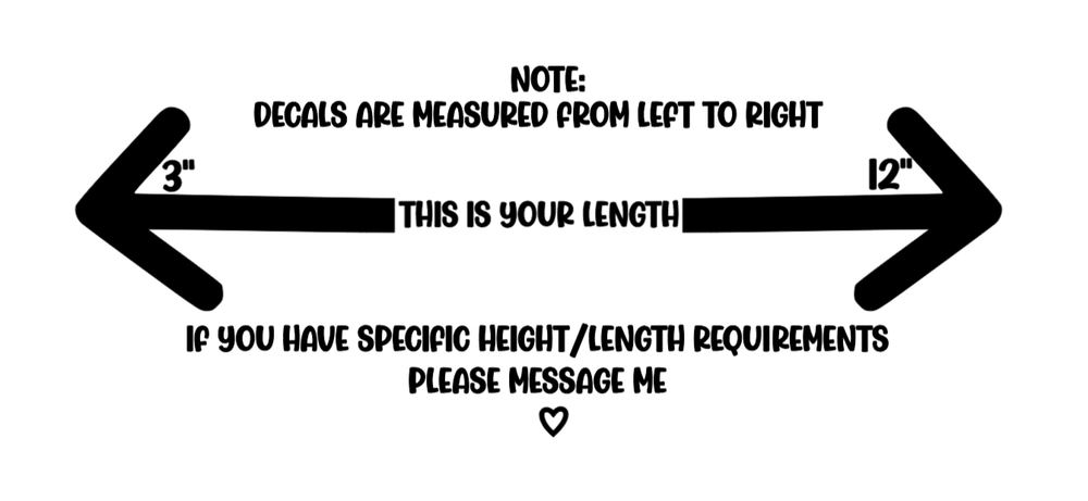 Custom Name Decal Permanent Vinyl Personalized Sticker Fancy Cursive Lettering