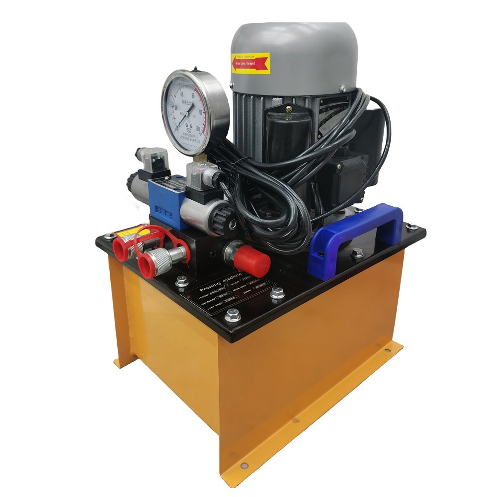 70T Excavator Sleeve Pressing Machine 220V Electromagnetic Foot Switch Pump