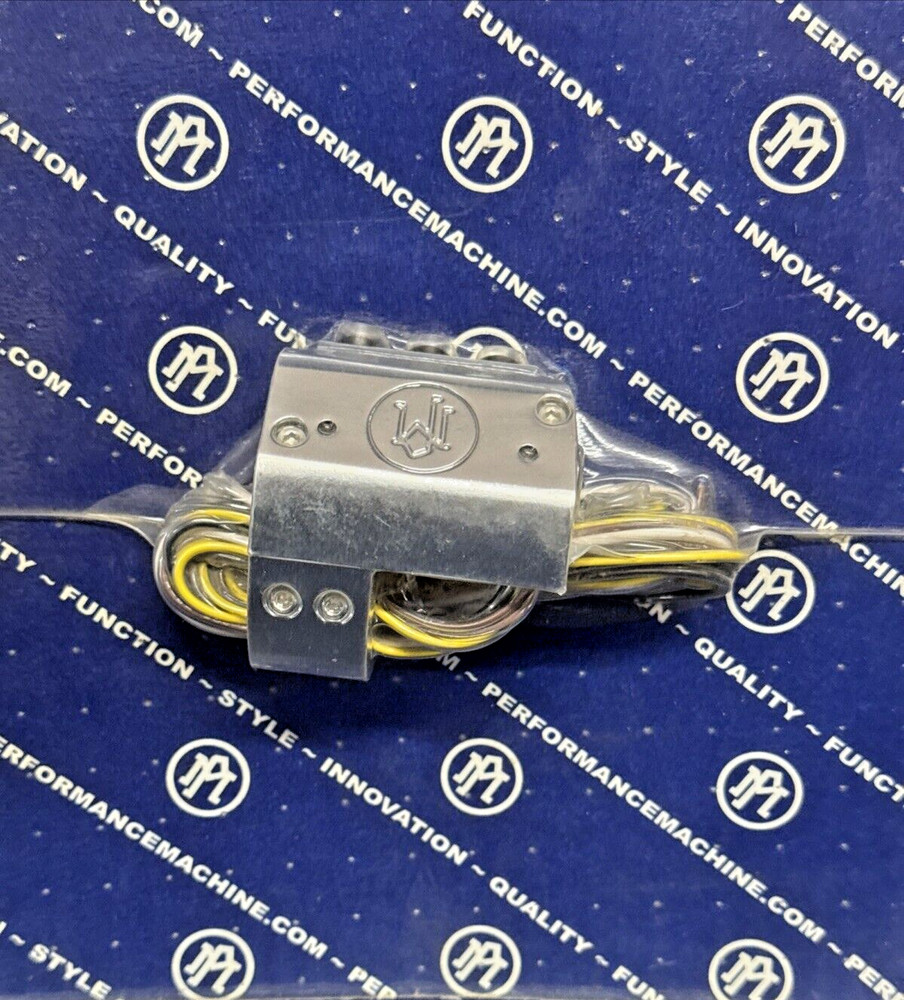 Chrome Left-Side Three-Button Hydraulic Clutch Switch Assembly 0062-2033-CH