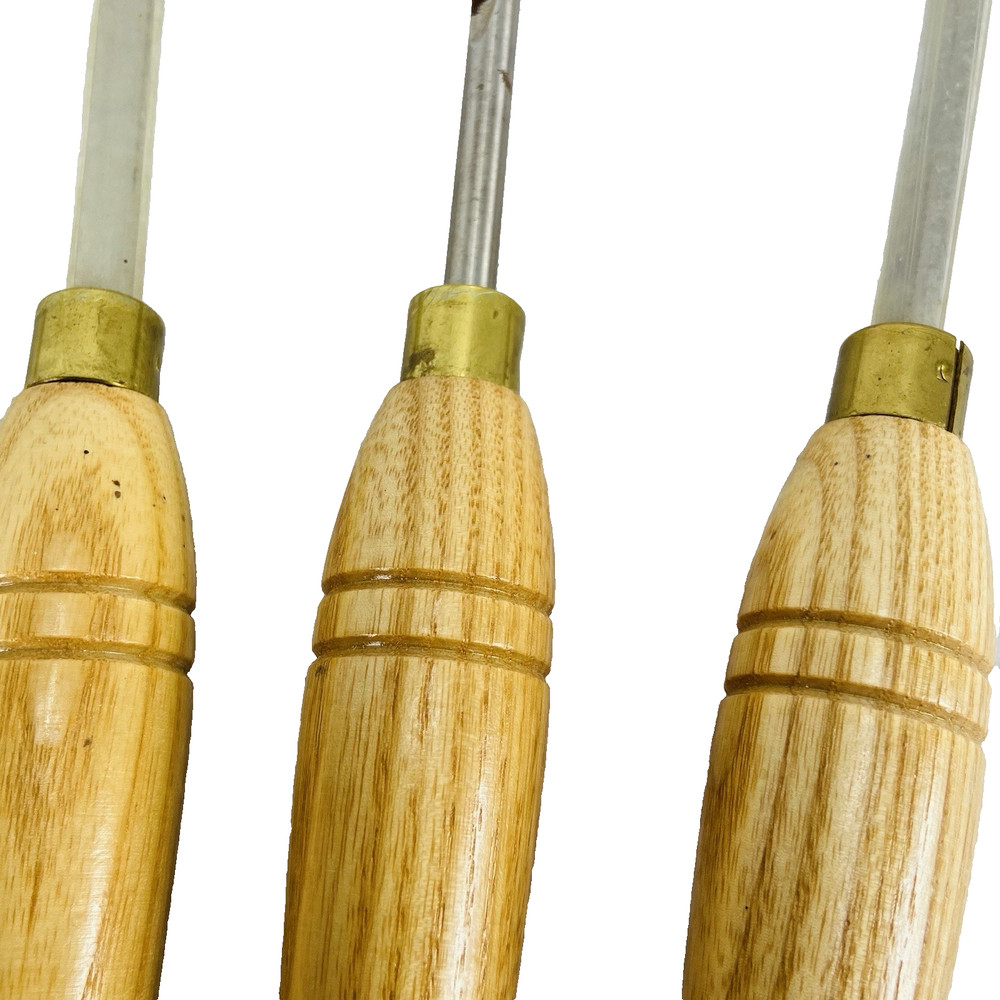 Woodworking Chisel Set 5 Pieces With Canvas Pouch Wood Carving Carpentry Gouges
