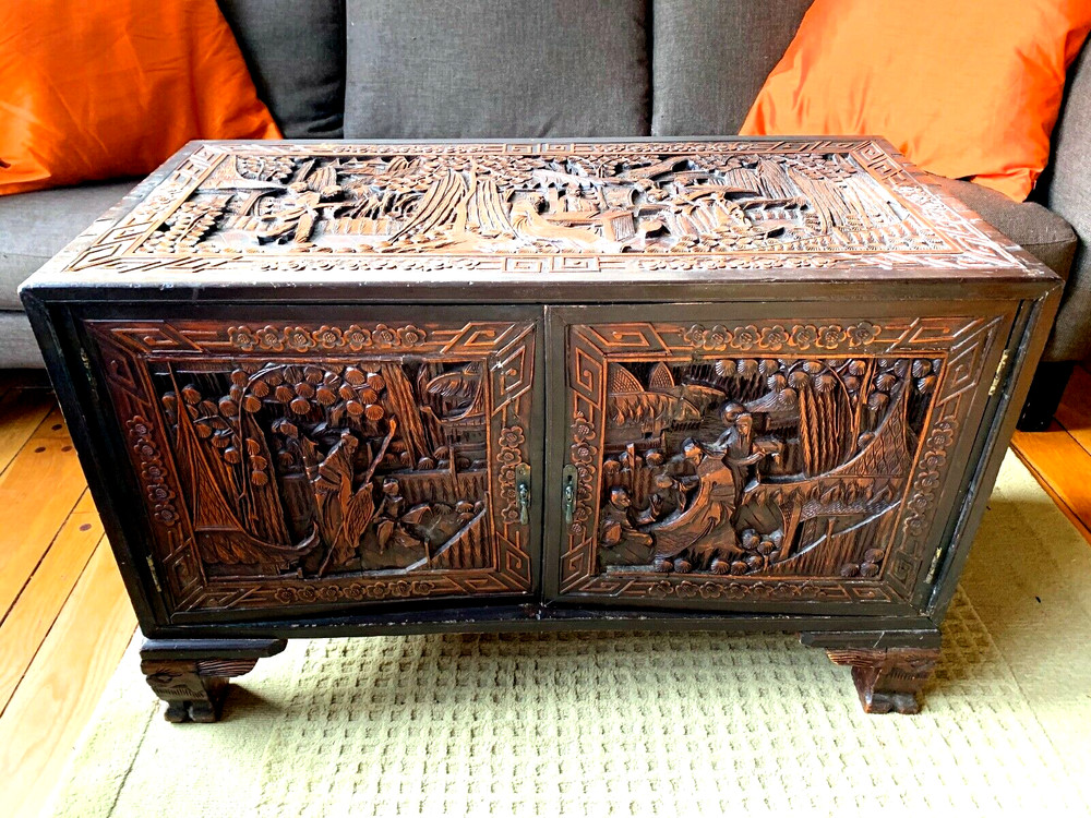 Antique Chinese Camphor Trunk