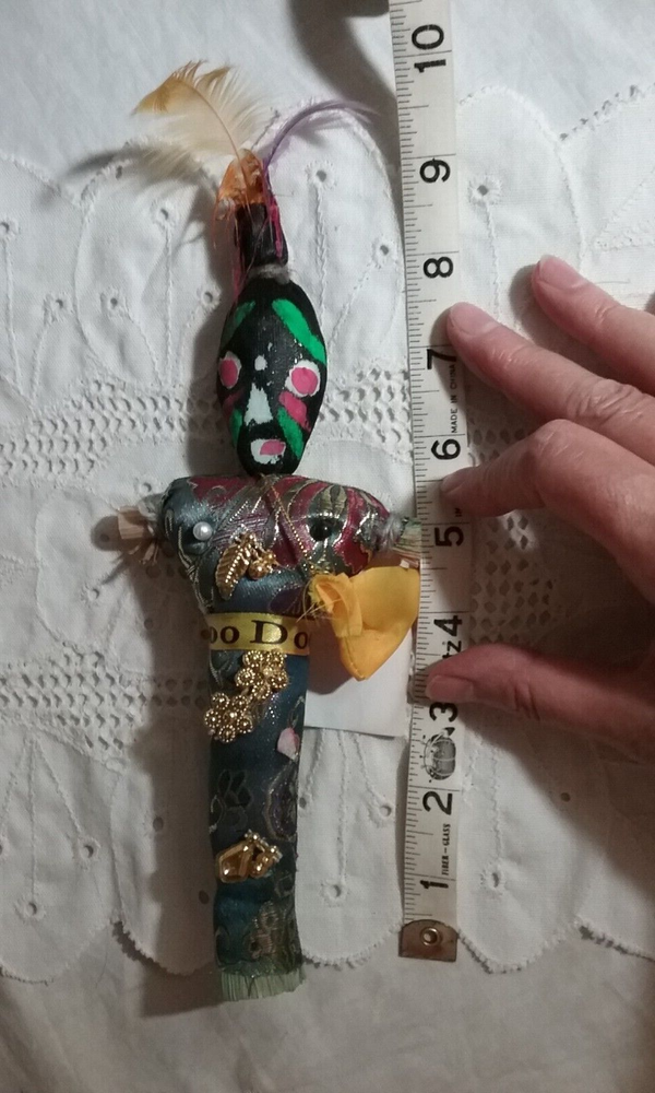 Handmade Straw Voodoo Doll 9"