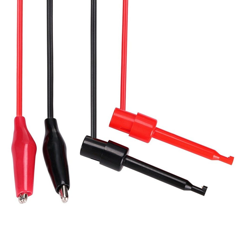 Sumnacon Multimeter Test Lead Set - Stackable Banana Plug to 3.3Ft/1M, Black