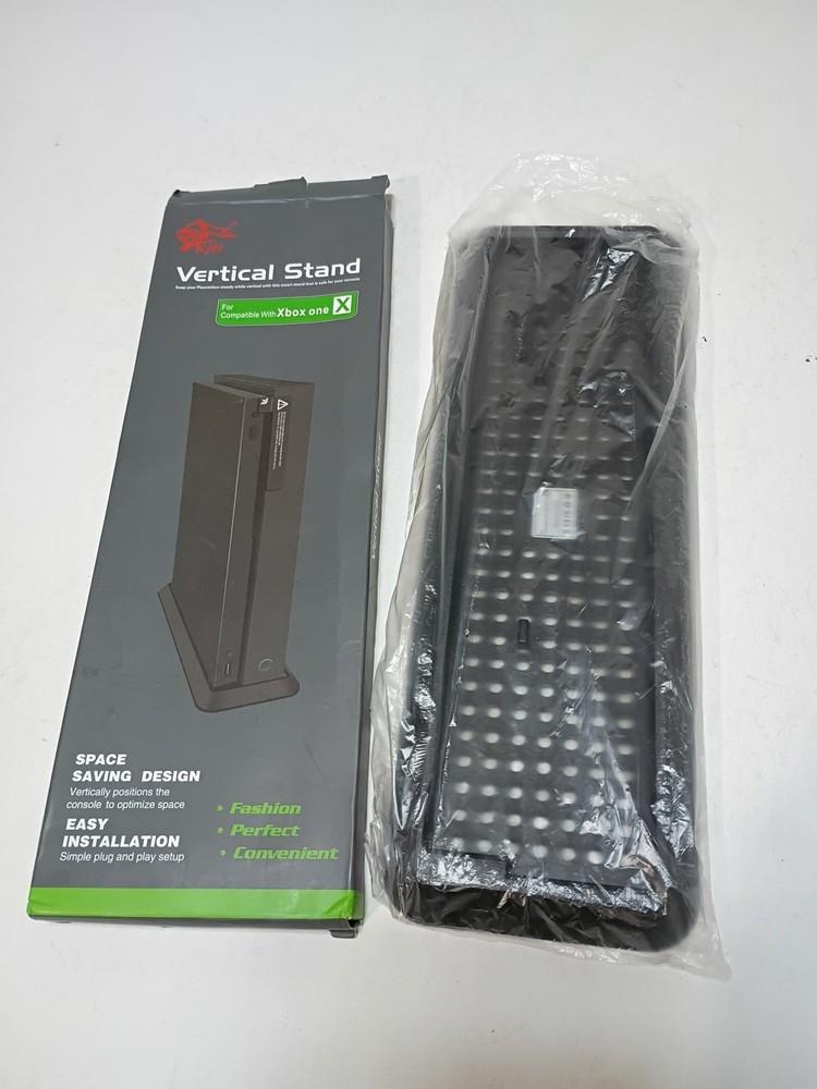 Vertical Black Stand holder For Microsoft Xbox One X Game Console system New