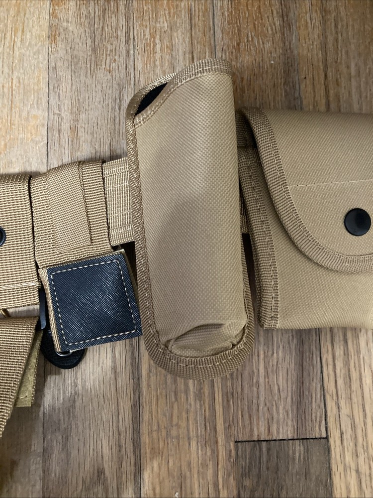 Tactical Duty Pouch Belt Khaki