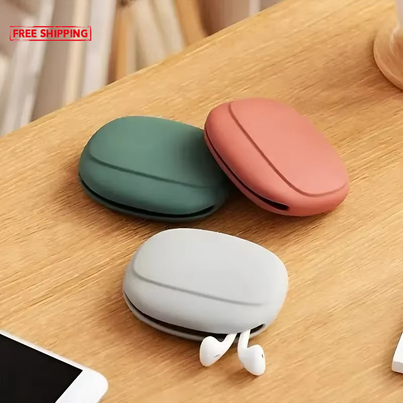 Silicone Storage Bag, Data Cable Storage Bag, Multifunctional and Convenient Hea