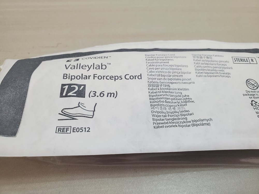 Valley lab E0512 Bipolar Forceps Cord 12’ (3.6m)