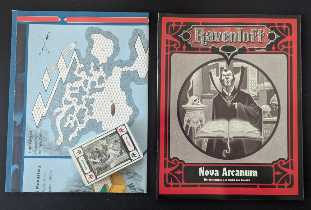 AD&D Dungeons & Dragons Ravenloft Forbidden Lore Boxed Set Vintage