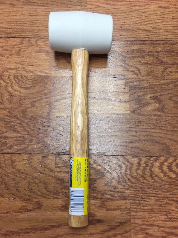 QEP 61613 White Rubber Mallet 16 oz
