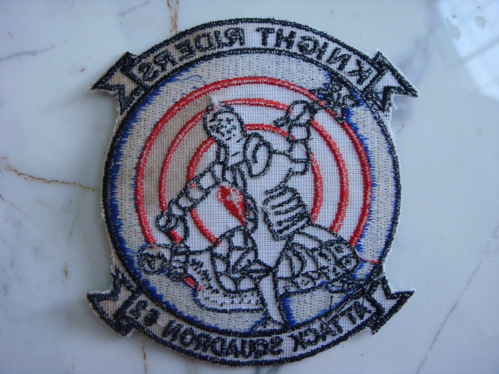 US NAVY ATTACK SQUADRON 52 "KNIGHT RIDERS", VIETNAM WAR PATCH