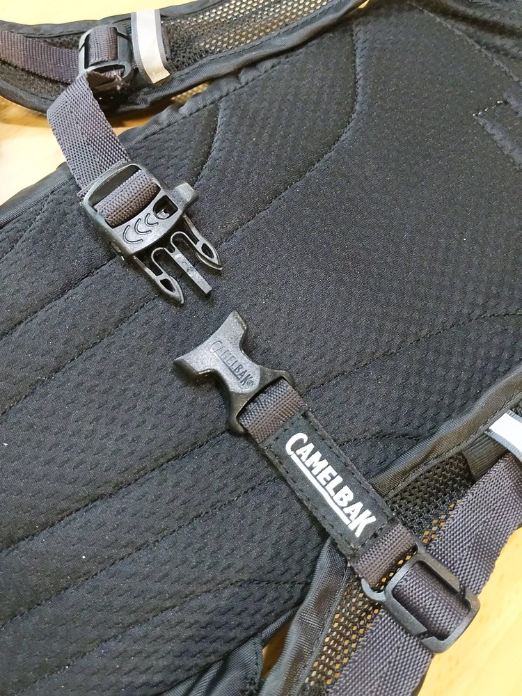 CamelBak Hydration Pack Backpack Mini Mule 1.5L Black Red Flames- No Bladder