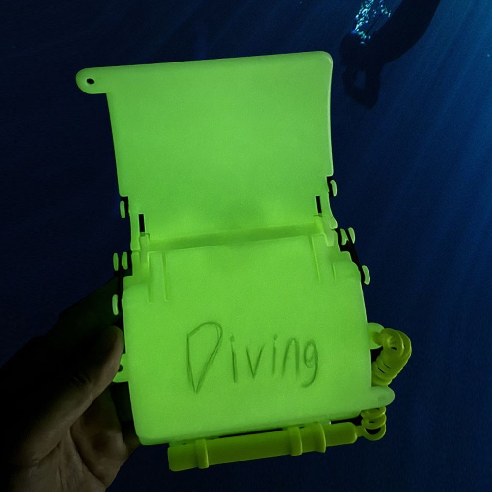 Diving Log Book Diving Wrist Slate Night Diving ABS Material Compact Design