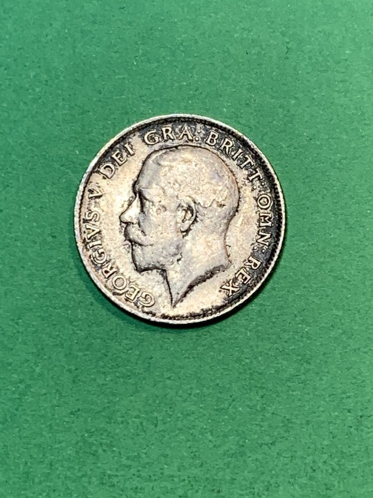 1916 Great Britain 🇬🇧 Silver Six 6 Pence (A2192)