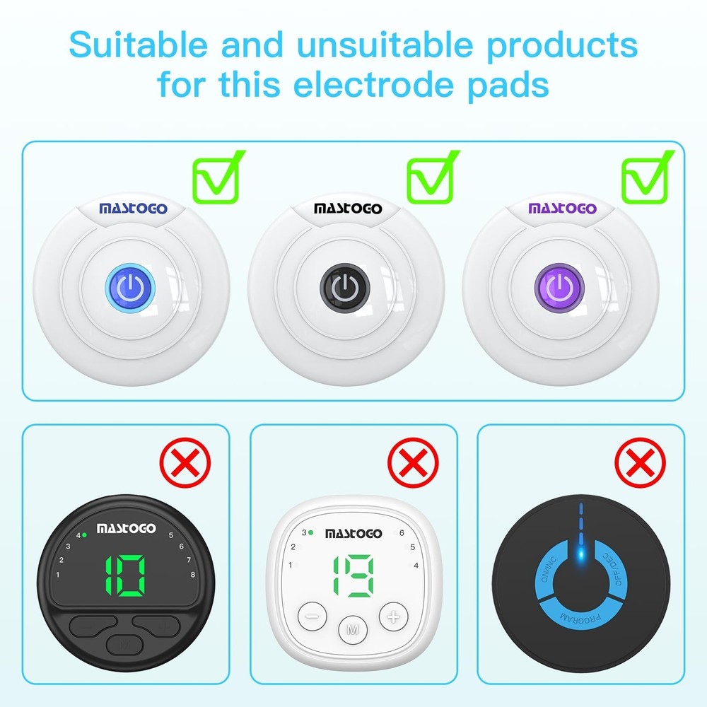 Tens Unit Wireless Electrode Pads, Replacement Electrode Pads with ... Fast Ship