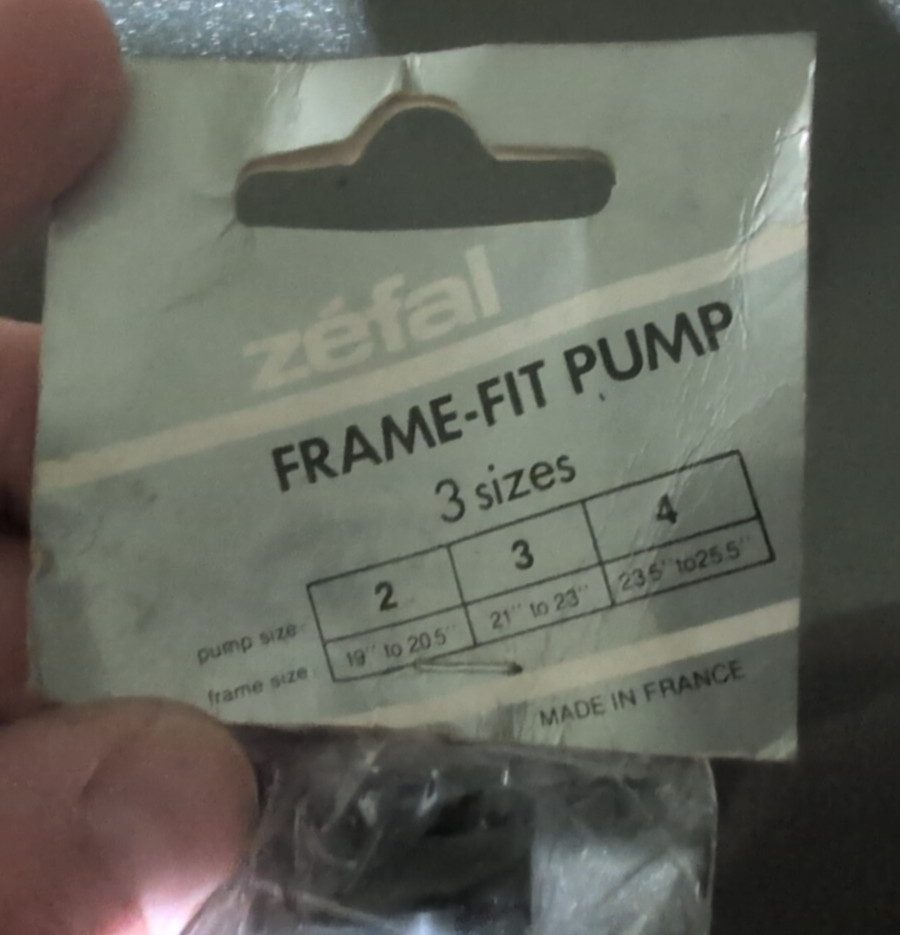 Zefal Sp4 Bike Frame Pump