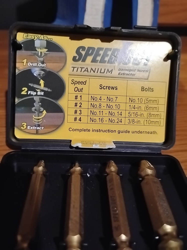 Speed out Titanium Screw Extractor