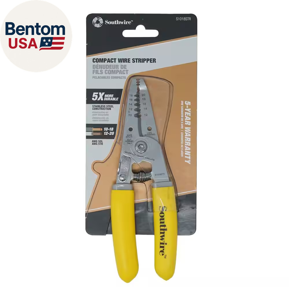 6 In. Compact Wire Stripper 10 AWG -18 AWG