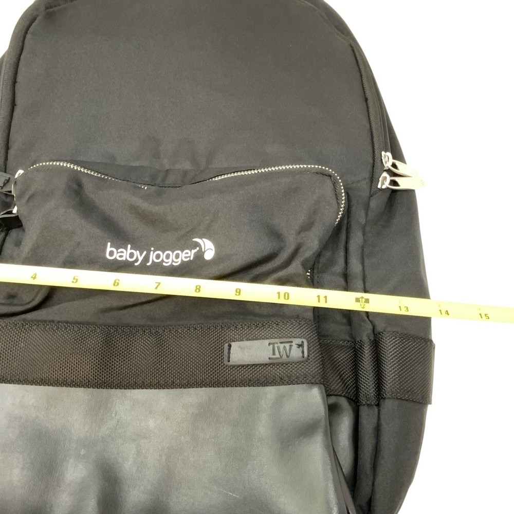 Baby Jogger Black Backpack Travel Multi-pocket Organizer Stroller