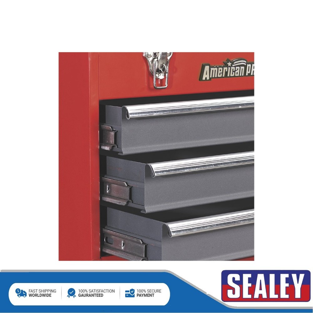 Sealey American PRO� Tool Chest 3 Drawer Red/Grey AP9243BB