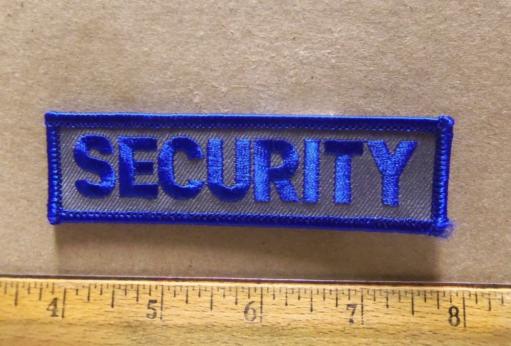 Security Tab Embroidered Patch