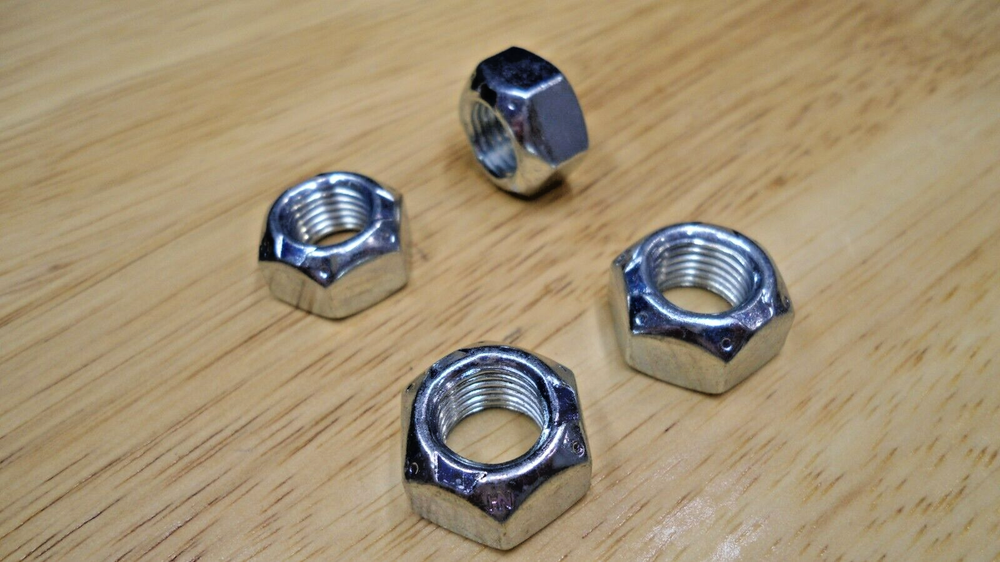(GRADE 8) CONTROL ARM LOCK NUTS! FOR CAMARO FIREBIRD NOVA CHEVELLE SS ETC (4pcs)