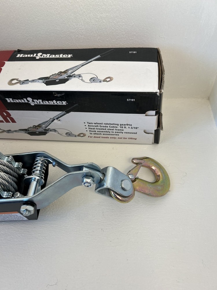 Haul Master Cable Winch Puller 4000 lb capacity NEW in box